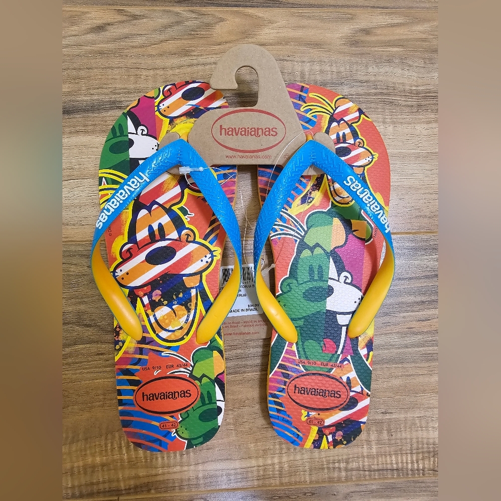 New Havaianas Men's Disney Stylish Top Flip Flops - Picture 3 of 7